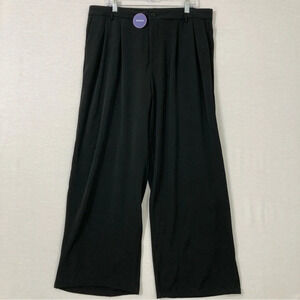 New Sweaty Rocks Black Wide Leg Stretch Pants size XXL